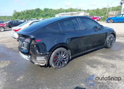 2023 Tesla Model Y Performance Dual Motor All-Wheel Drive from USA, damaged, VIN 7SAYGDEF2PF615943